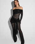 Kaia™ | Spitzen-Oberteil Jumpsuit