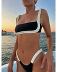 Aubrielle | Tube Top Split Badpak