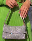 Sparkling Rhinestone Mini Shoulder Bag