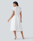 Stylish white dress