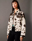 Patterned Leather Jacket