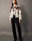 Patterned Leather Jacket