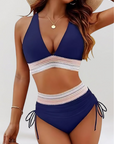 Emma High-Waisted Bikini Set with Tummy Control
