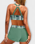Carine High-Waisted Ribbed Bikini