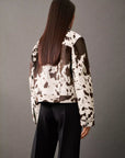 Patterned Leather Jacket