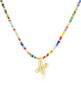 Mila - Colorful Bubble Letter Necklace