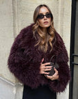 Chic Oversized Faux Fur Jacket