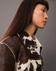 Patterned Leather Jacket