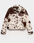 Patterned Leather Jacket