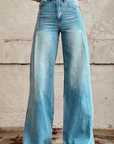 Boho trendy large jean