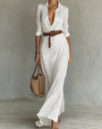 Doris Elegant Casual Shirt Dress
