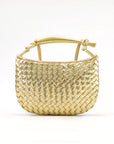 Maven Metallic Woven Bag