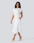 Stylish white dress