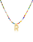 Mila - Colorful Bubble Letter Necklace