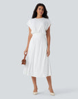 Stylish white dress