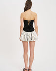Ama Polka Dots Corset Dress