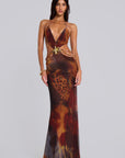 Neriah™ | Whiskey Drape Maxi Kleid