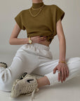 Solid Pullover Sweater Vest