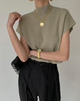 Solid Pullover Sweater Vest