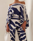Aya Satin Two-Piece