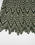 Sandrine contrast-color knitted midi dress
