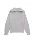 Fienta Stipped zipper sweater