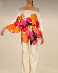 Aya Satin Two-Piece
