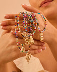 Mila - Colorful Bubble Letter Necklace