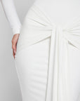 Oasis Knot Maxi Dress - White