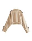 Sarah Cropped trenchcoat