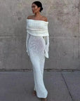 Sylvia Long sleeve Maxi Dress