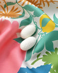Fresh colorful tropical forest printed natural silk twill women scarf real silk scarves ladies spring autumn shawl luxury gifts