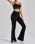 Womens 2 Piece Workout Running Sets,Hot Shot Skort Set Y2K Cropped Tank Top and Pants Outfits Sweatsuits