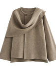 MUJER Plush Winter Coats for Women Asymmetric Scarf Demi-season Jacket for Women Parkas Long Sleeve Padded Coat Woman Jacket