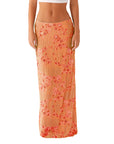 Summer Women Y2K Sequin Long Skirt Sparkle Pearl Embellished Maxi High Waist Glitter Rhinestone Midi Skirt Going Out Clubwear