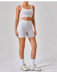 Womens 2 Piece Workout Running Sets,Hot Shot Skort Set Y2K Cropped Tank Top and Pants Outfits Sweatsuits