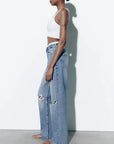Trafal high-waisted jeans Fashion ve