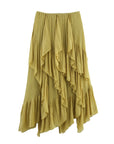 European and American style 2025 new layered mid-length fashionable all-match skirt