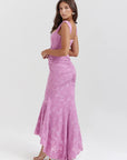 Mozision Off-shoulder Backless Sexy Evening Dress For Women Purple Sleeveless Strapless Ruched Bodycon Club Party Dress