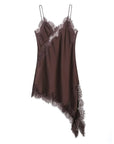 Preci Lace Asymmetric Dresses