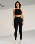 Yoga Clothing Set Women's High Waisted Leggings and Top Two Piece Seamless Fitness Exercise Clothing Fitness Underwear plus size