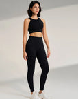 Yoga Clothing Set Women's High Waisted Leggings and Top Two Piece Seamless Fitness Exercise Clothing Fitness Underwear plus size