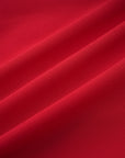 Clarabelle red draped mini dress
