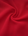 Clarabelle red draped mini dress