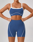 Womens 2 Piece Workout Running Sets,Hot Shot Skort Set Y2K Cropped Tank Top and Pants Outfits Sweatsuits