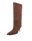 JOZHAMTA Size 34-40 Women Real Leather Knee High Boots Sexy Thin High Heels Shoes For Winter Boots Office Lady Dress Long Boots
