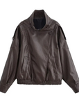 Aristo Leather long sleeved jacket