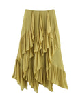 European and American style 2025 new layered mid-length fashionable all-match skirt