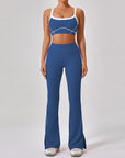 Womens 2 Piece Workout Running Sets,Hot Shot Skort Set Y2K Cropped Tank Top and Pants Outfits Sweatsuits