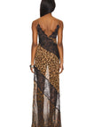 Linda Leopard Maxi Dress